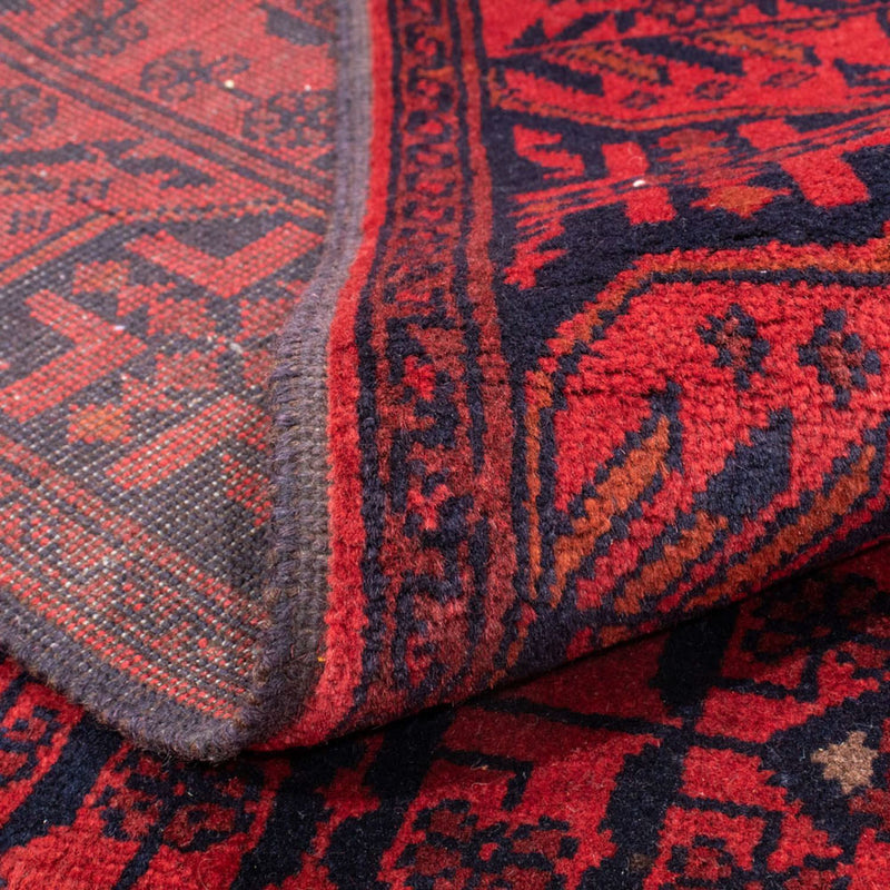 Afghan Teppich - Kunduz 186 x 126 cm - rot