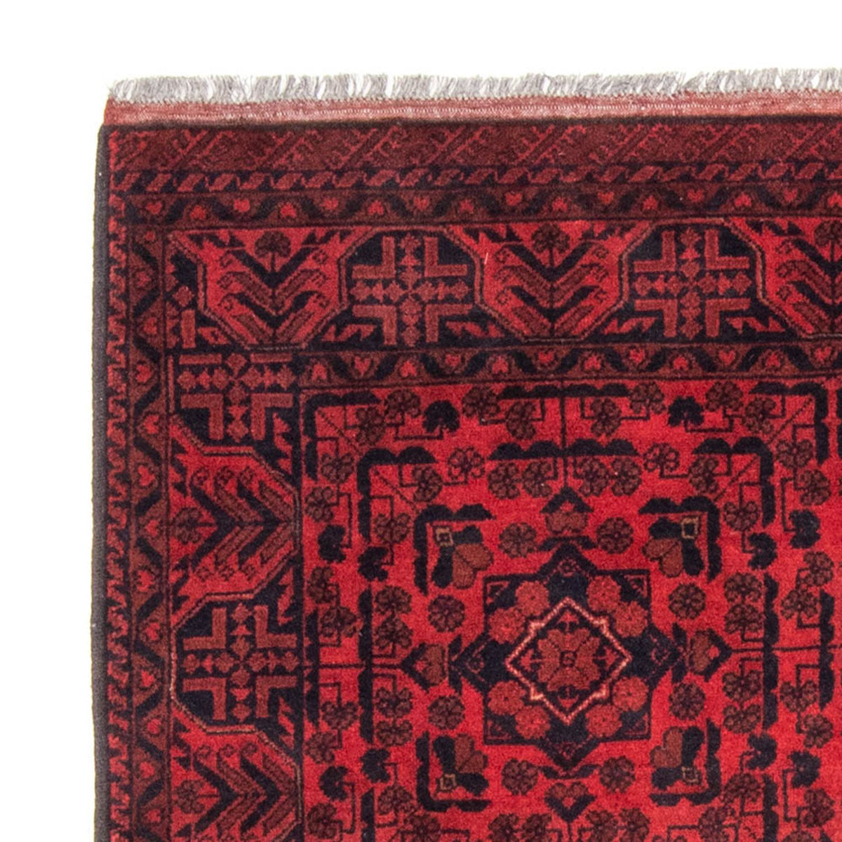 Afghan Teppich - Kunduz 187 x 122 cm - rot