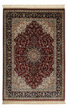 Seta cinese Tappeto 137x198cm - Tappeto persiano - rosso scuro - Rettangolo / Rosso scuro / 137 x 198 cm Rettangolo