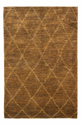 Tappeto Gabbeh - Indus - 205 x 137 cm - marrone