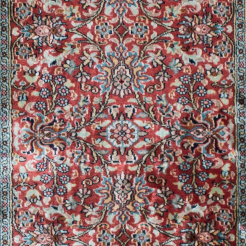 Seidenteppich - Kaschmir Seide 179 x 64 cm Teppichläufer