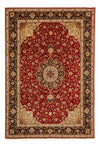 Tapis de Tabriz - 50 rangs Tapis 245x350cm - Tapis persan - rouge foncé - Rectangle / Rouge foncé / 245 x 350 cm Rectangle