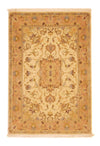Tabriz - 50 Raj Tappeto 104x155cm - Tappeto persiano - beige - Rettangolo / Beige / 104 x 155 cm Rettangolo