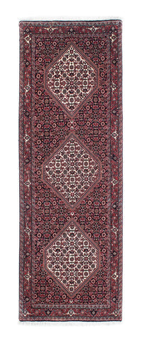 Tapis de couloir Tapis persan - Bidjar - 214 x 73 cm - bleu foncé