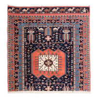 Tapis persan - Classique - 152 x 114 cm - bleu foncé