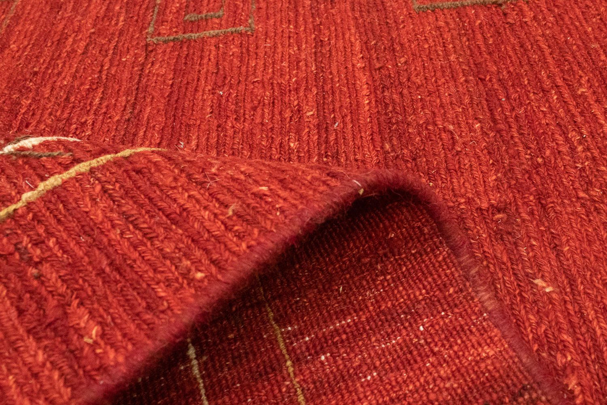 Gabbeh Teppich - Perser 197 x 144 cm - rot