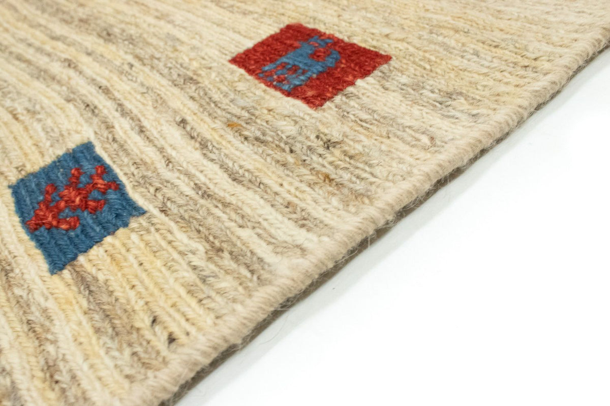 Tapis Gabbeh - Persan - 196 x 156 cm - beige