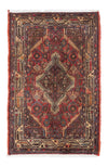 Tapis de Hamadan Tapis 77x116cm - Tapis persan - rouge foncé - Rectangle / Rouge foncé / 77 x 116 cm Rectangle