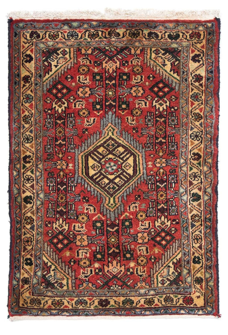 Perserteppich - Nomadic 87 x 62 cm - dunkelrot