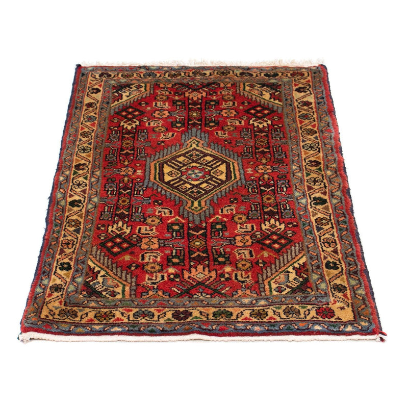Perserteppich - Nomadic 87 x 62 cm - dunkelrot