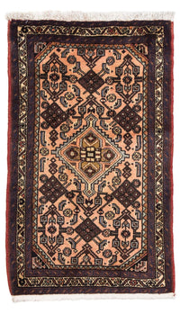 Tapis persan - Nomadic - 101 x 58 cm - marron clair