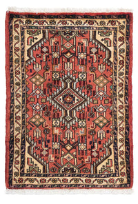 Tapis persan - Nomadic - 90 x 61 cm - rouge clair