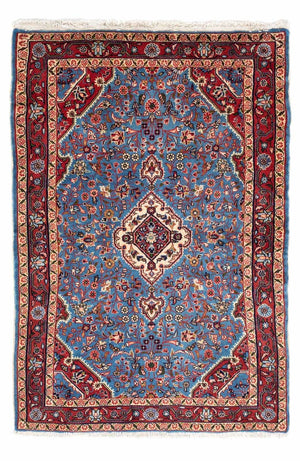 Perserteppich - Nomadic 157 x 105 cm - blau