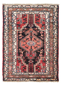 Tapis persan - Nomadic - 127 x 87 cm - rouge clair