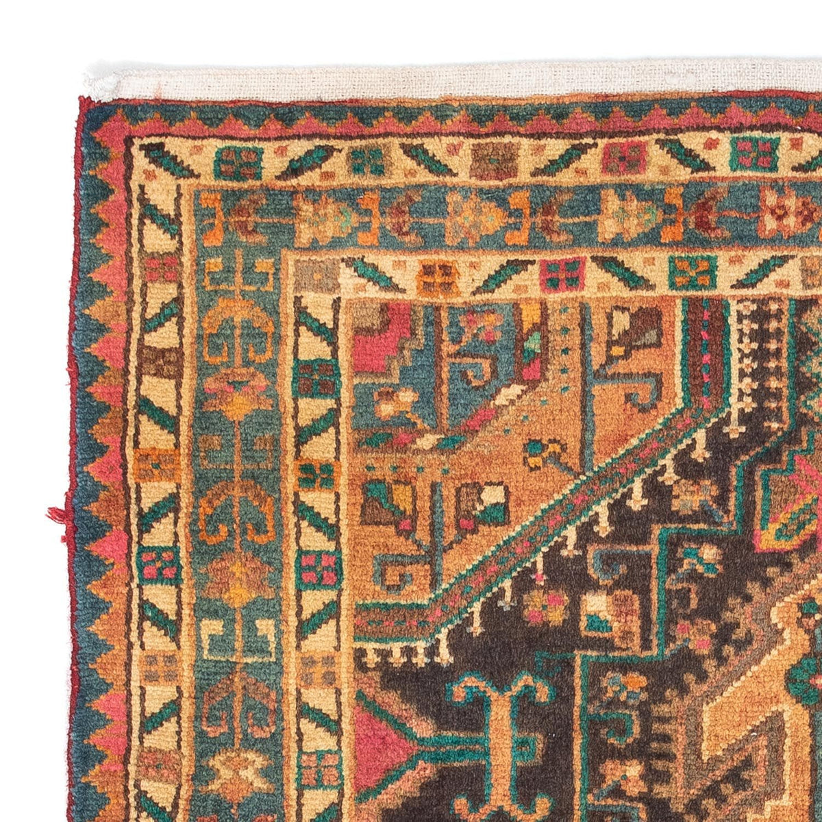 Perserteppich - Nomadic 130 x 91 cm - hellbraun