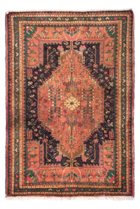Tapis persan - Nomadic - 130 x 90 cm - rouge clair