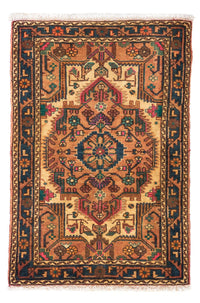 Tapis persan - Nomadic - 125 x 86 cm - marron clair