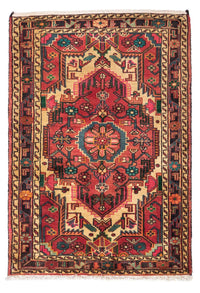 Tapis persan - Nomadic - 125 x 85 cm - rouge clair