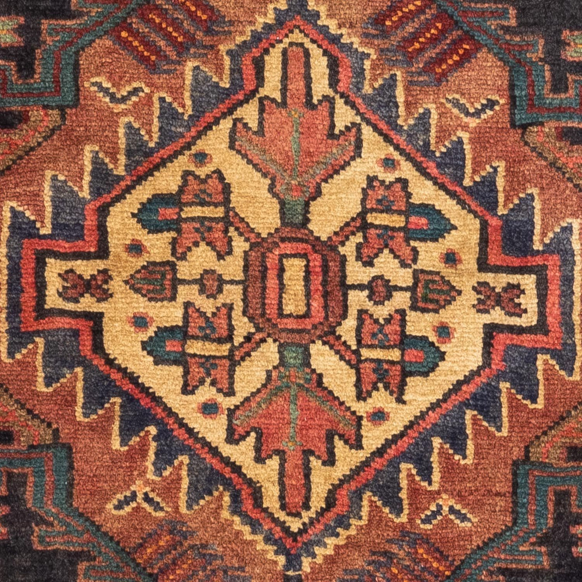 Perserteppich - Nomadic 126 x 80 cm - hellrot