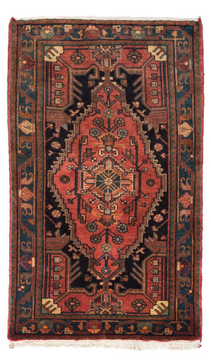 Perserteppich - Nomadic 129 x 78 cm - hellrot