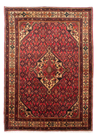 Tapis persan - Nomadic - 210 x 150 cm - rouge