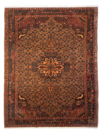 Tapis persan - Nomadic - 218 x 158 cm - marron