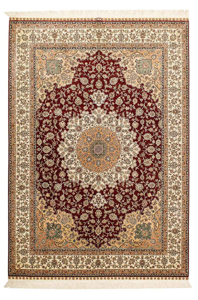 Tapis de Qom en soie Tapis 132x216cm - Tapis persan