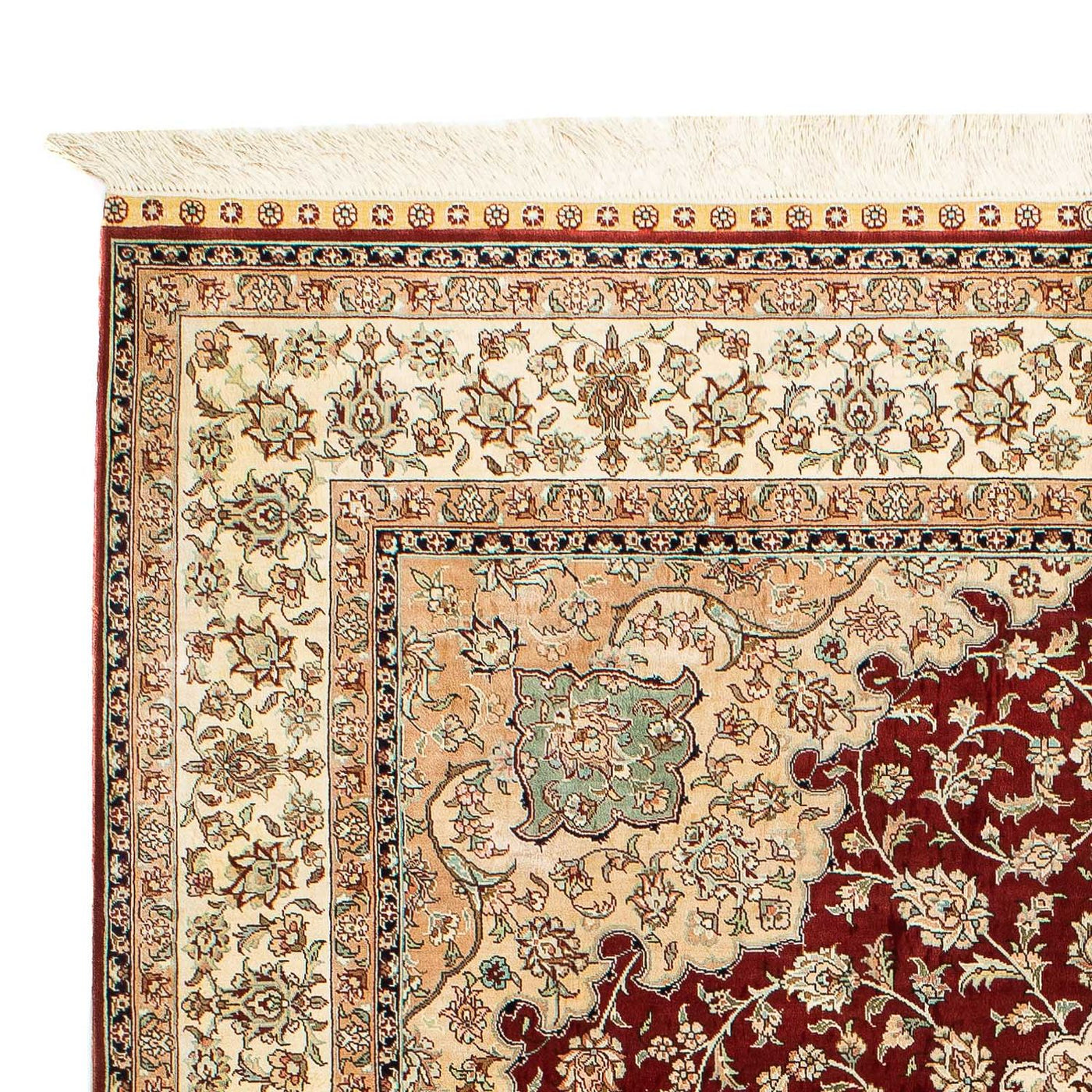 Ghom - Seta Tappeto 216x132cm - Tappeto persiano