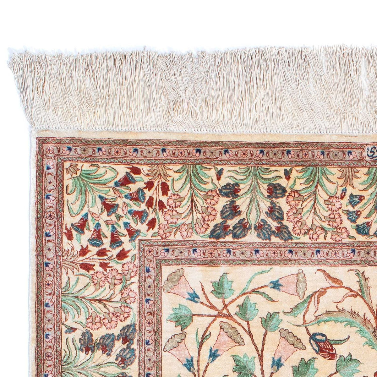 Perserteppich - Ghom 156 x 102 cm - beige