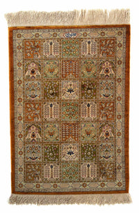 Tapis persan - Ghom - 76 x 55 cm - multicolore