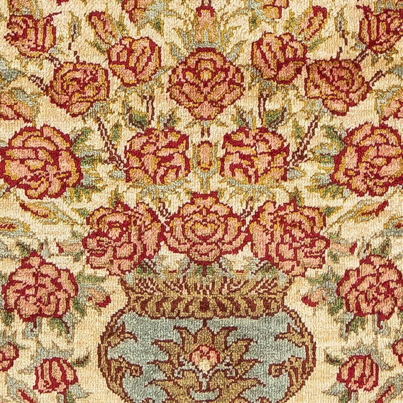 Seidenteppich - Ghom Seide - Premium 42 x 31 cm Fußmatte