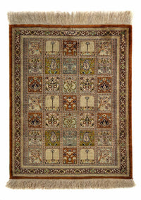Tapis persan - Ghom - 65 x 53 cm - multicolore