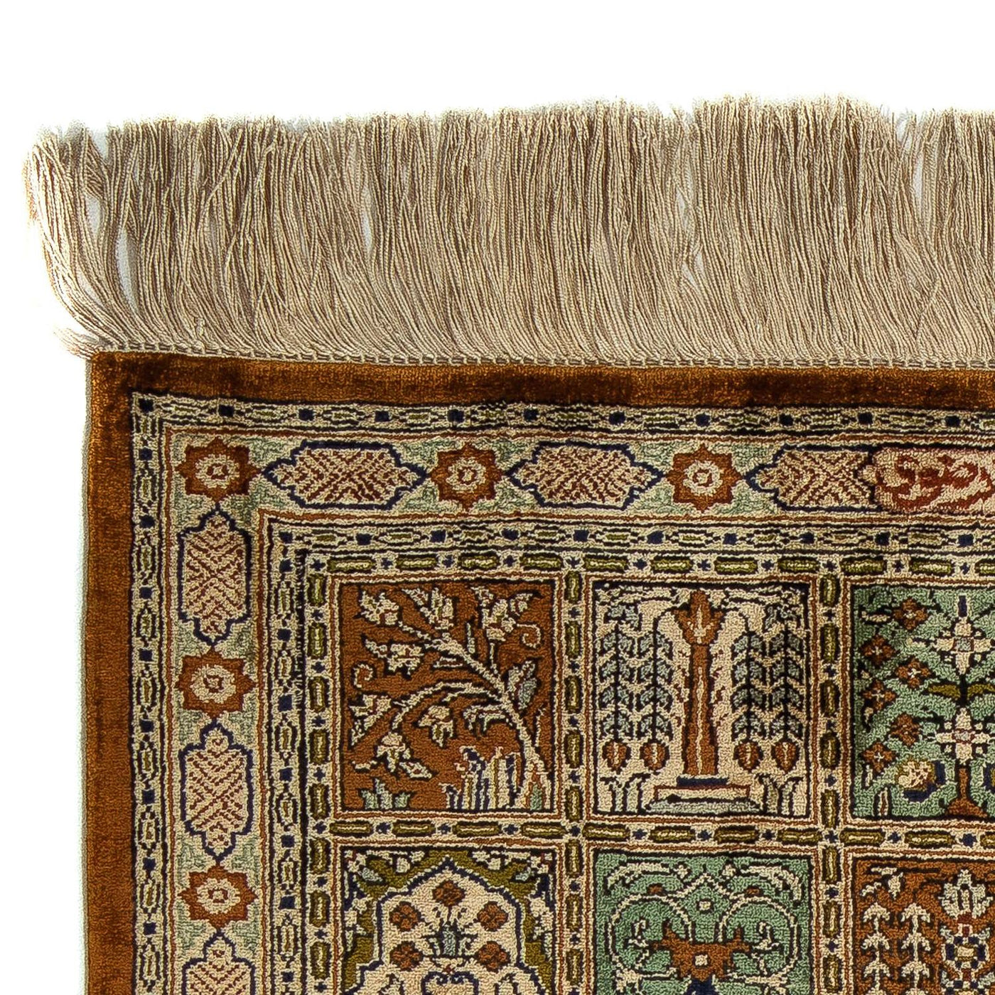 Tapis persan - Ghom - 71 x 57 cm - multicolore