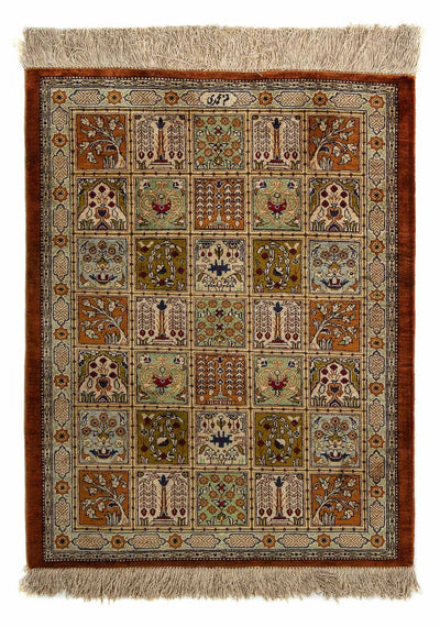 Ghom Teppich 56x72cm - Perserteppich
