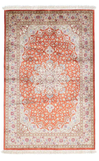 Tapis persan - Ghom - 149 x 100 cm - rouille