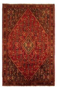 Tapis persan - Nomadic - 277 x 181 cm - rouge foncé