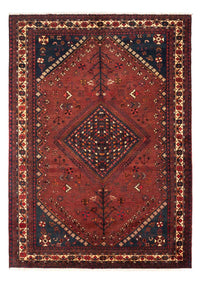 Tapis persan - Nomadic - 248 x 180 cm - rouge foncé