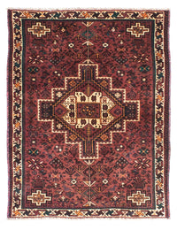 Tapis persan - Nomadic - 147 x 107 cm - marron foncé