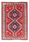 Tapis de Chiraz Tapis 105x152cm - Tapis persan - Rectangle / Rouge / 105 x 152 cm Rectangle