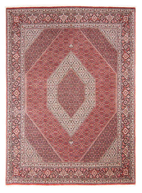 Tapis persan - Bidjar - 318 x 251 cm - rouge clair