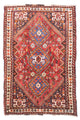 Perserteppich - Nomadic 124 x 80 cm - dunkelrot