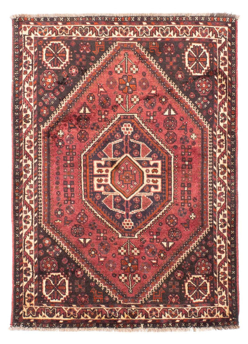 Perserteppich - Nomadic 164 x 118 cm - dunkelrot