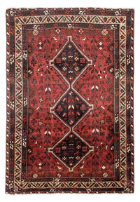 Tapis persan - Nomadic - 307 x 210 cm - rouge foncé