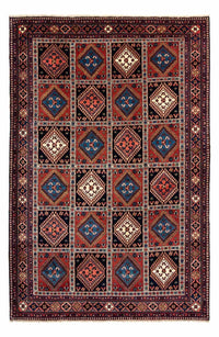 Tapis persan - Nomadic - 312 x 215 cm - bleu foncé