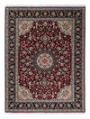 Tabriz - 50 Raj Tappeto 155x196cm - Tappeto persiano - Rettangolo / Rosso scuro / 155 x 196 cm Rettangolo