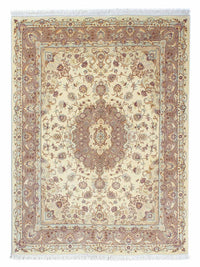 Tapis persan - Tabriz - Royal - 195 x 153 cm - beige