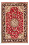 Tabriz - 50 Raj Tappeto 205x303cm - Tappeto persiano - rosso - Rettangolo / Rosso / 205 x 303 cm Rettangolo