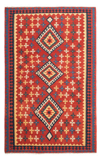Tapis Kelim - Oriental - 307 x 199 cm - rouge