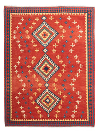 Tapis Kelim - Oriental - 271 x 215 cm - rouge