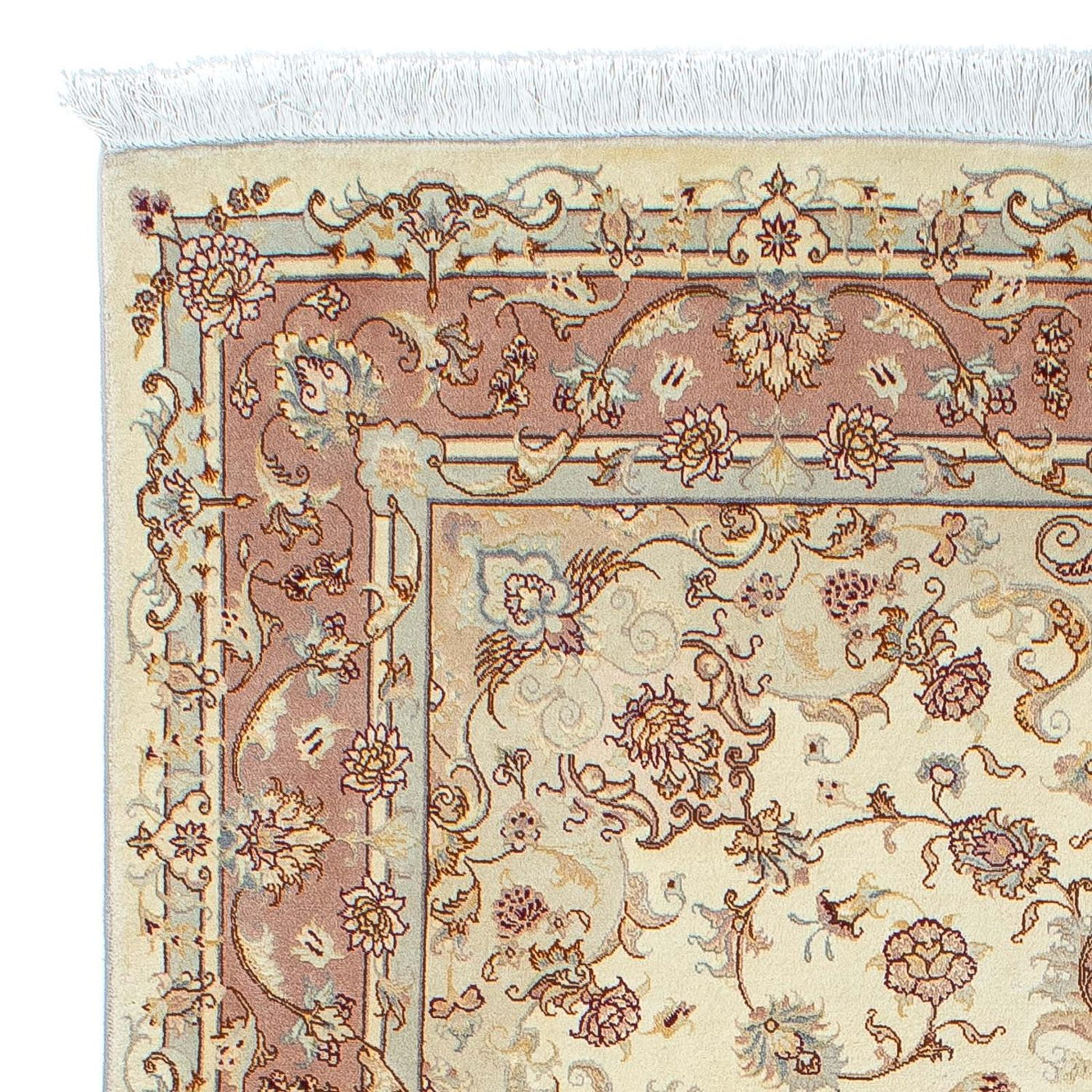 Täbriz - 50 Raj Teppich 196x149cm - Perserteppich